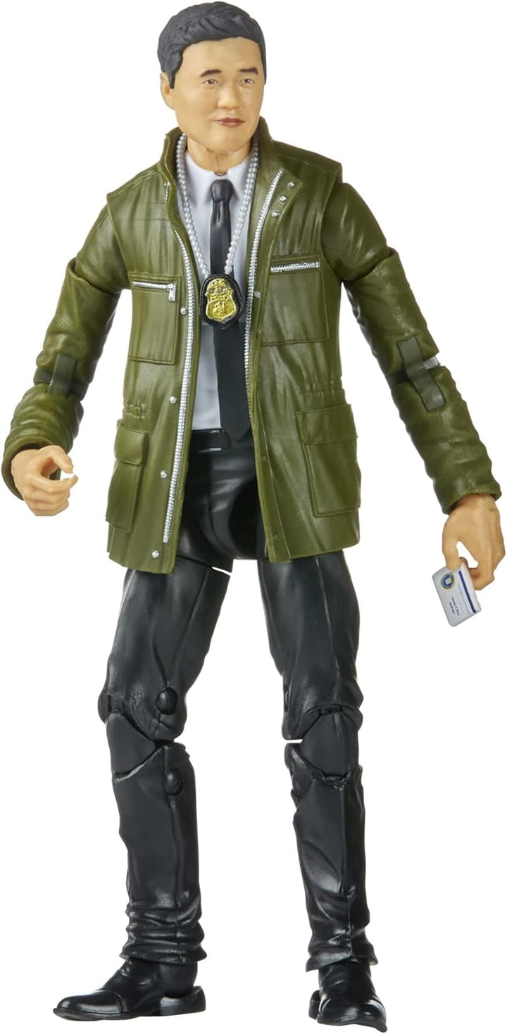 Marvel Legends Agent Jimmy Woo Action Figure - 6-Inch Collectible with Build-A-Figure Part, Ages 4+