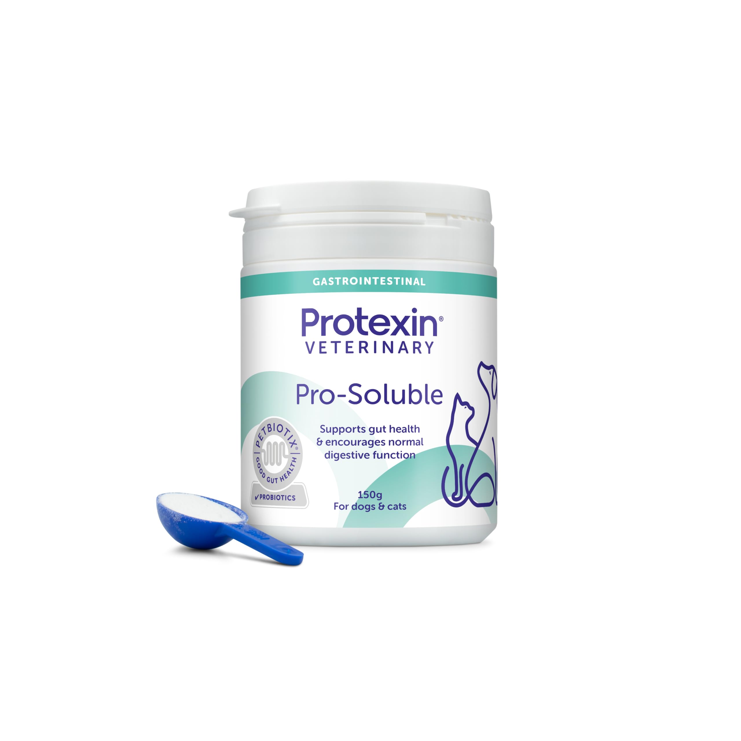 Protexin Veterinary Pro-Soluble Probiotic Powder for Dogs & Cats - 200 g