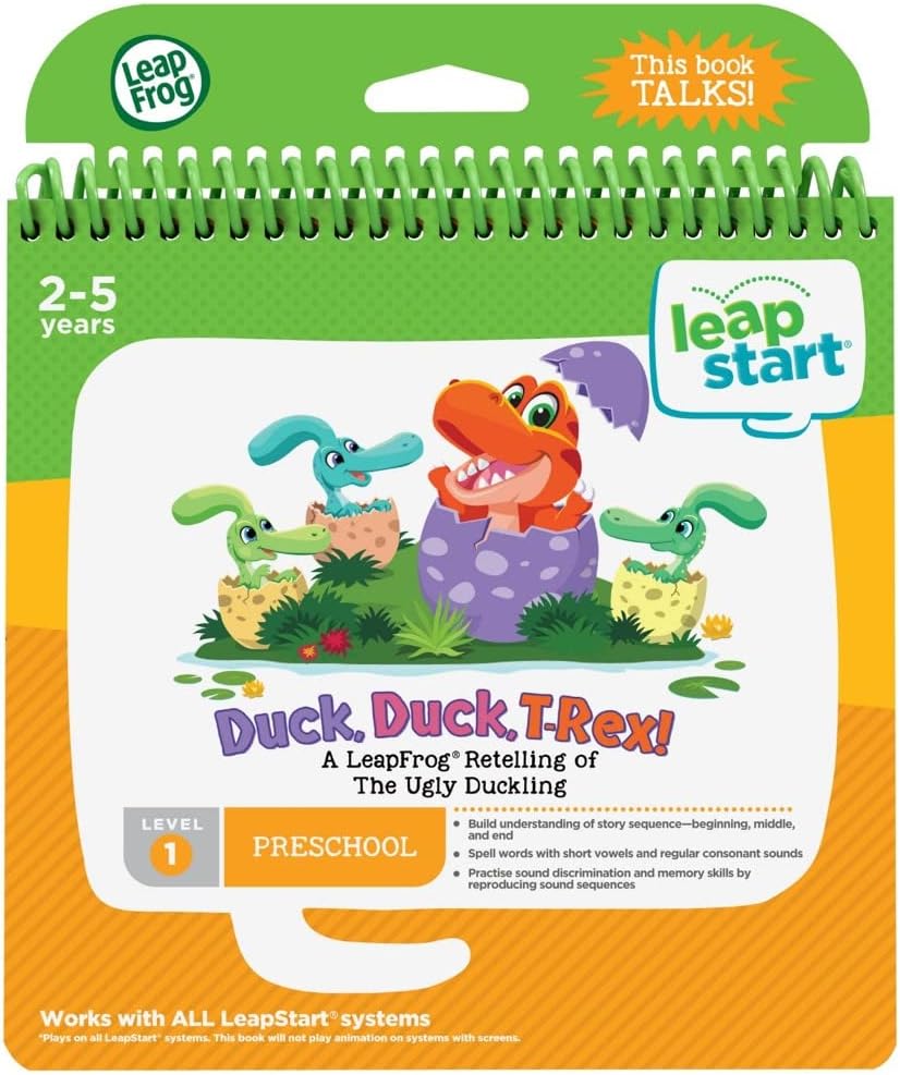 LeapFrog LeapStart Baby Dinos Book - Interactive Educational Learning Toy for Ages 2-5