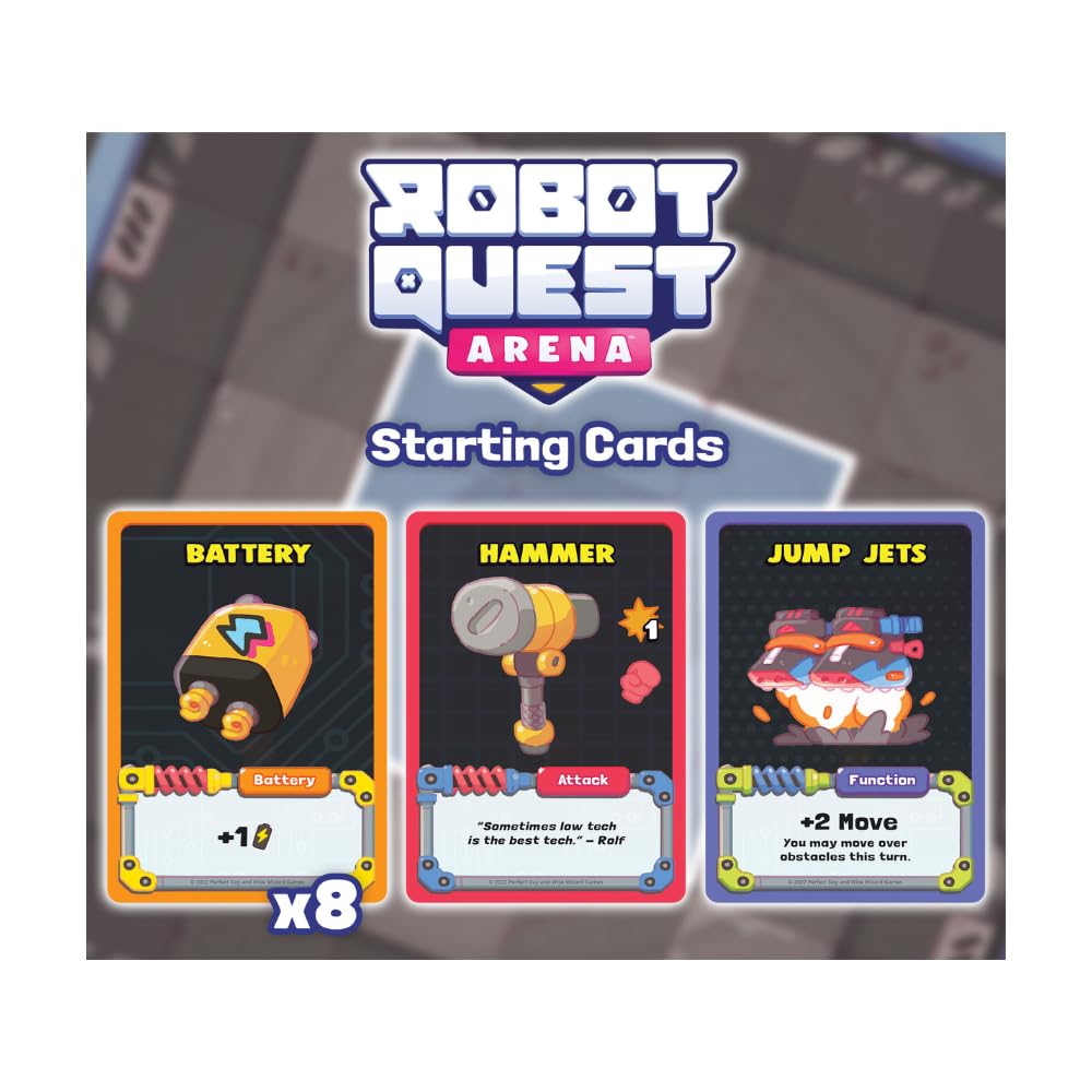 Wise Wizard Games Robot Quest Arena Board Game 9