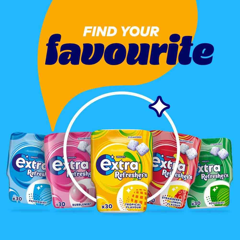 Extra - Strawberry Lemon Sugarfree Chewing Gum (30 Pieces) 6