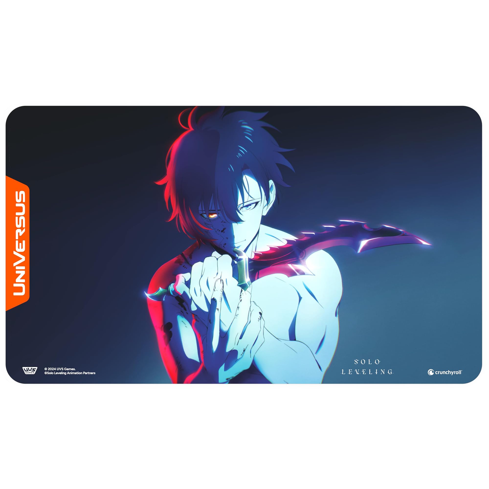 UniVersus Solo Leveling Hunter's Dagger Playmat - 24 x 14 Inches Neoprene Mat