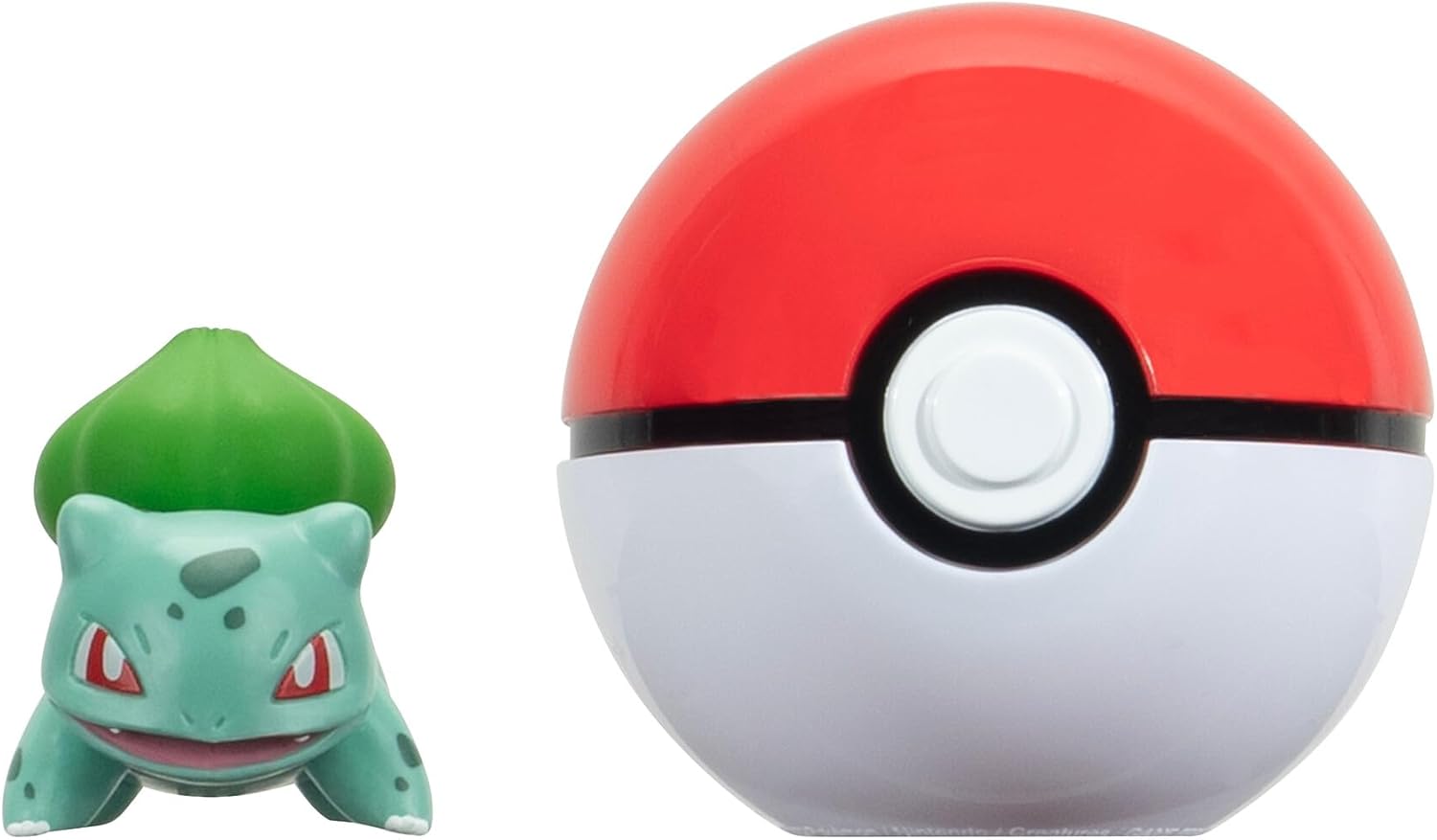 Pokémon Clip 'N' Go - Bulbasaur #1 with Poké Ball Action Figure Set 3