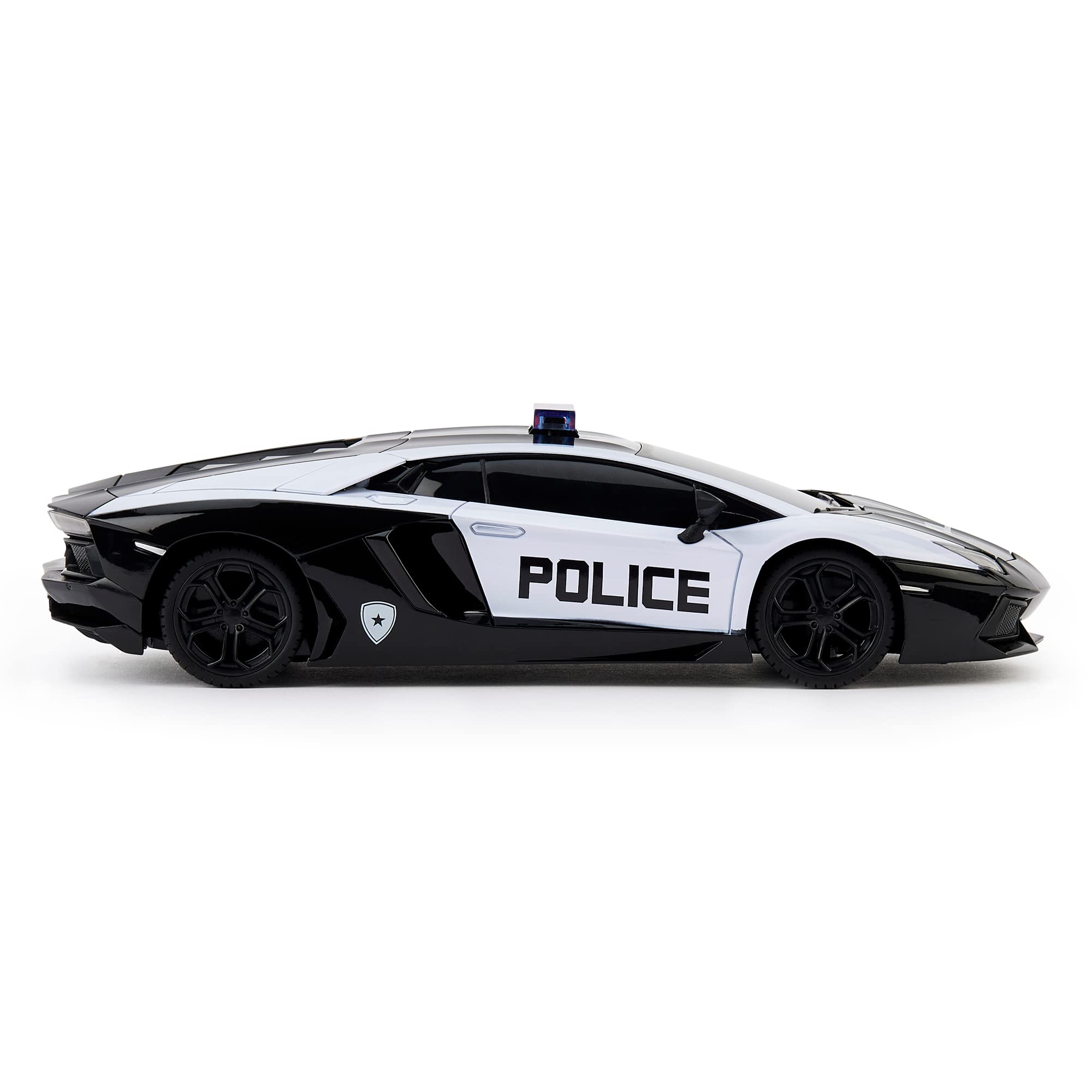 CMJ RC Lamborghini Aventador LP700-4 Police Car - 2.4GHz Remote Control Vehicle for Kids 6+ 3