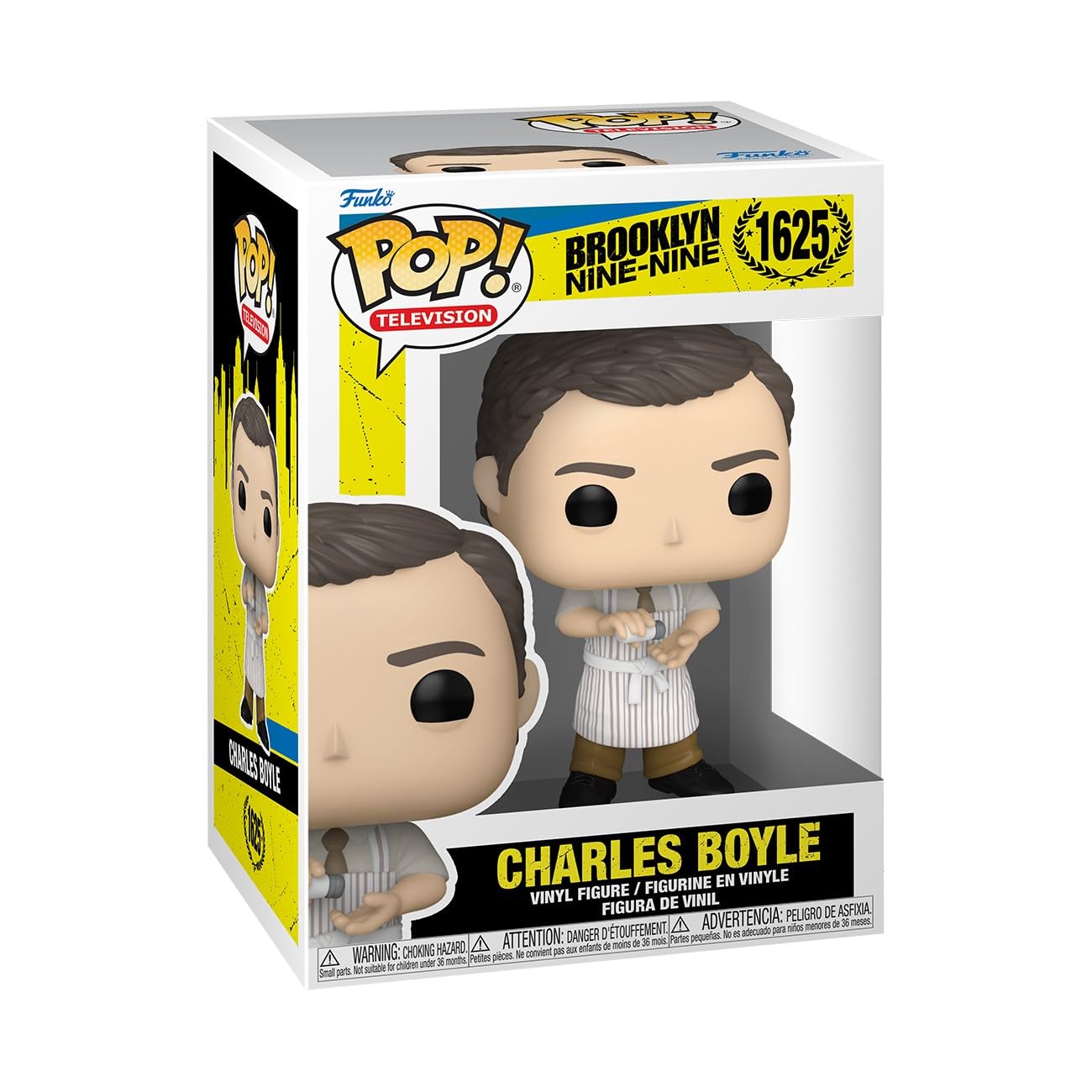 Funko POP TV: Charles Boyle - Brooklyn Nine-Nine Collectible Vinyl Figure | 3.85 in | Model 61397