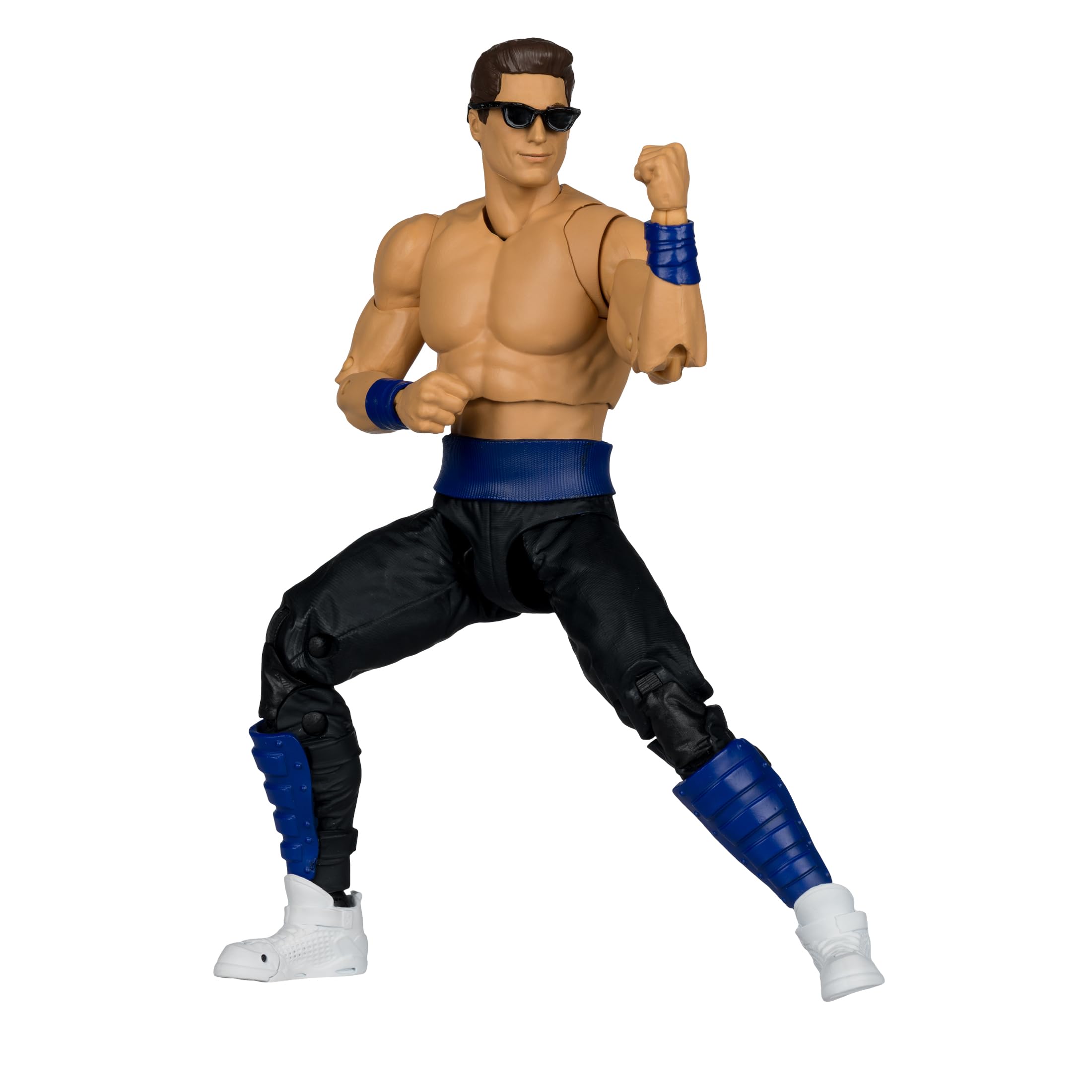 McFarlane Mortal Kombat Klassic Johnny Cage 7in Action Figure | Ultra Articulation | Plastic