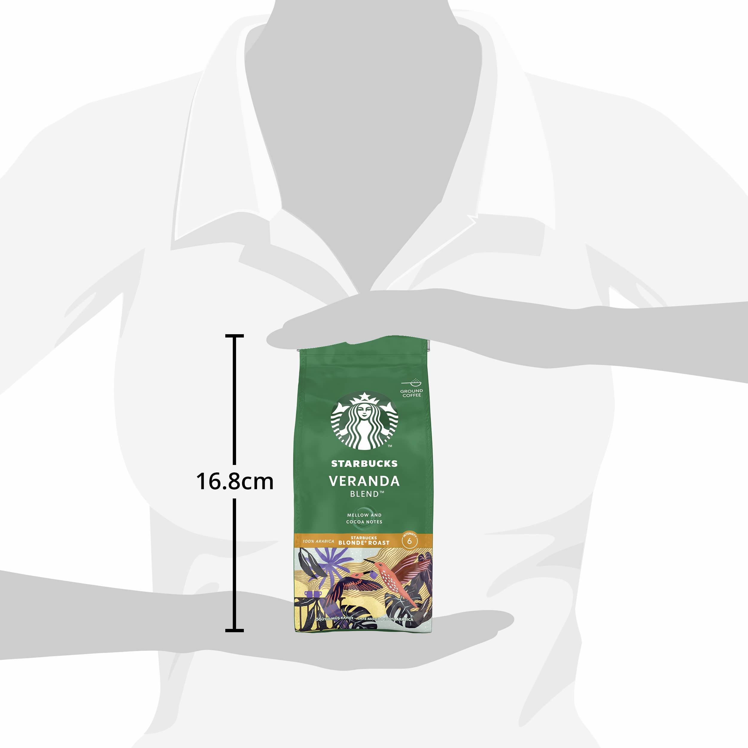 STARBUCKS Veranda Blend Blonde Roast Ground Coffee, 200g (Pack of 6) 3