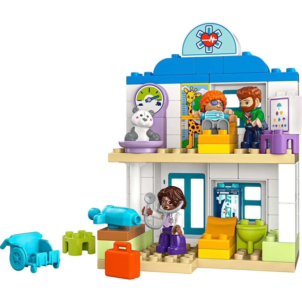 LEGO DUPLO First Time: Visit to the Doctor - Role Play Building Set for Toddlers 2+ 8