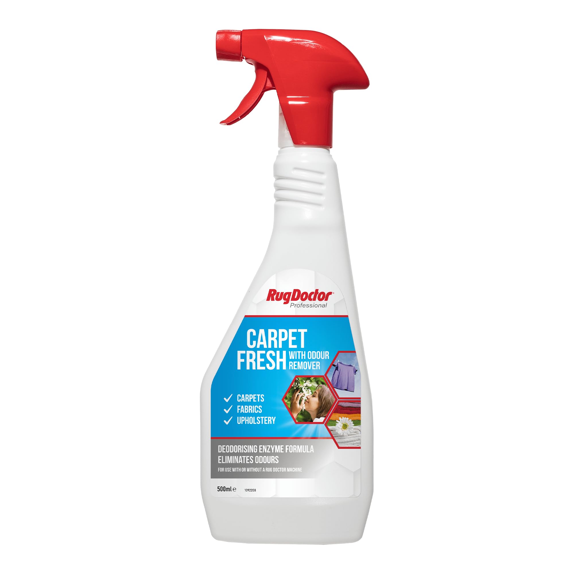 Rug Doctor Carpet Fresh with Odour Remover - Enzymatic Formula for Carpets & Upholstery | 500 ml Trigger Spray