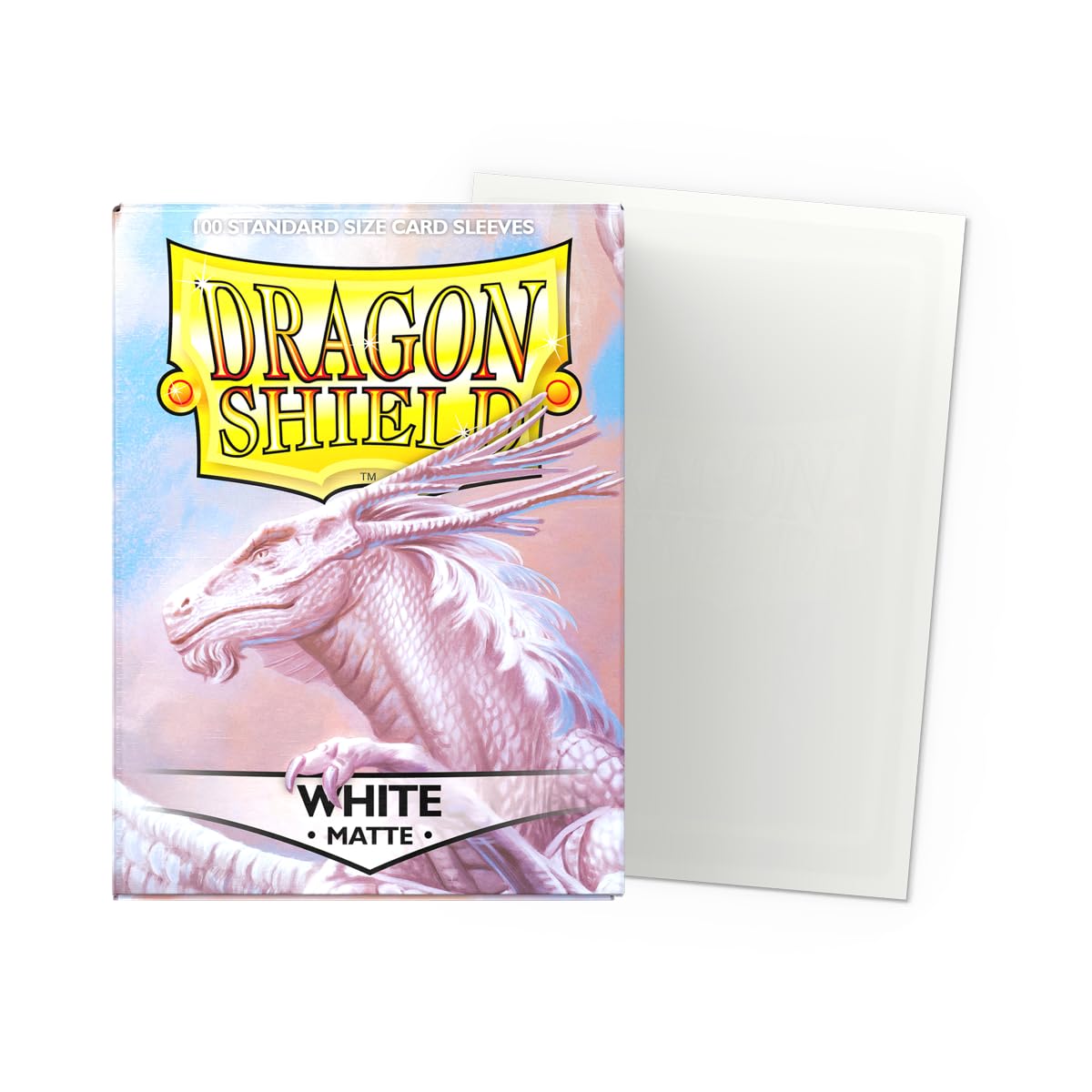 Dragon Shield Standard Sleeves Matte White - 100 Count Card Sleeves for Trading Card Games 5