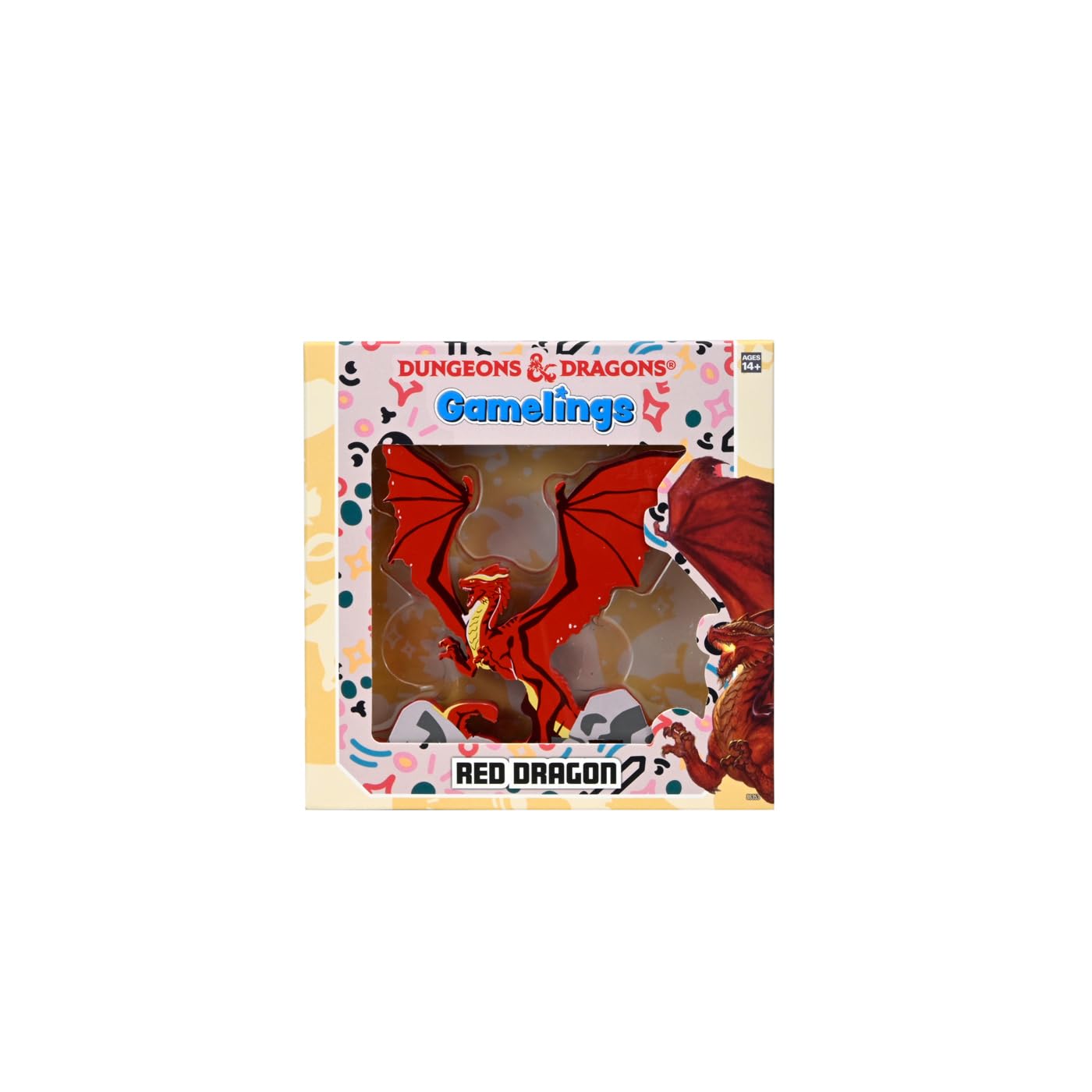 WizKids Dungeons & Dragons Gamelings - Red Dragon Wooden Token for Board Game Upgrades 1