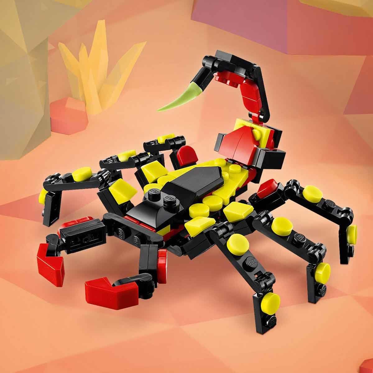 LEGO Creator 3in1 Wild Animals: Surprising Spider Toy - 153-Piece Building Set for Ages 7+ 4