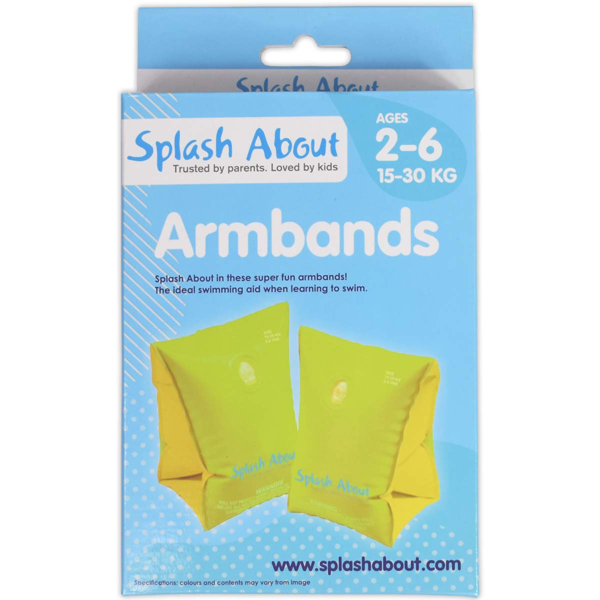 Splash About Arm Bands - Inflatable Swim Aids for 2-6 Years 3