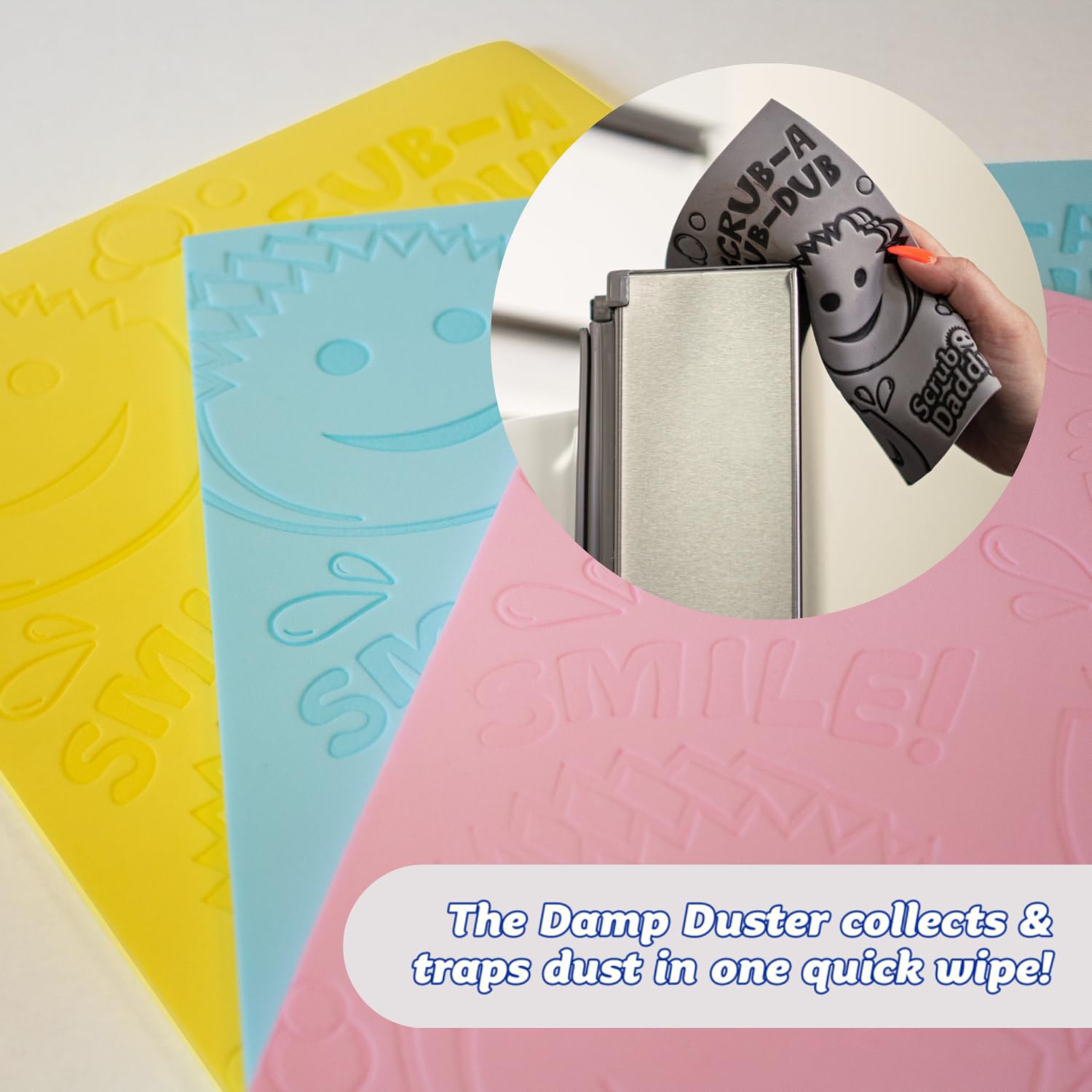 Scrub Daddy Damp Duster Towel - Multipurpose Cleaning Cloth for Home Surfaces 3