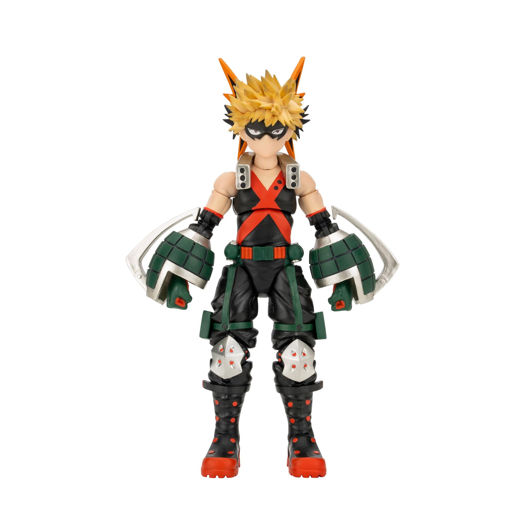 Total Anime Katsuki Bakugo 6.5-Inch Poseable Figure with Swappable Faces and Blast Effects 4