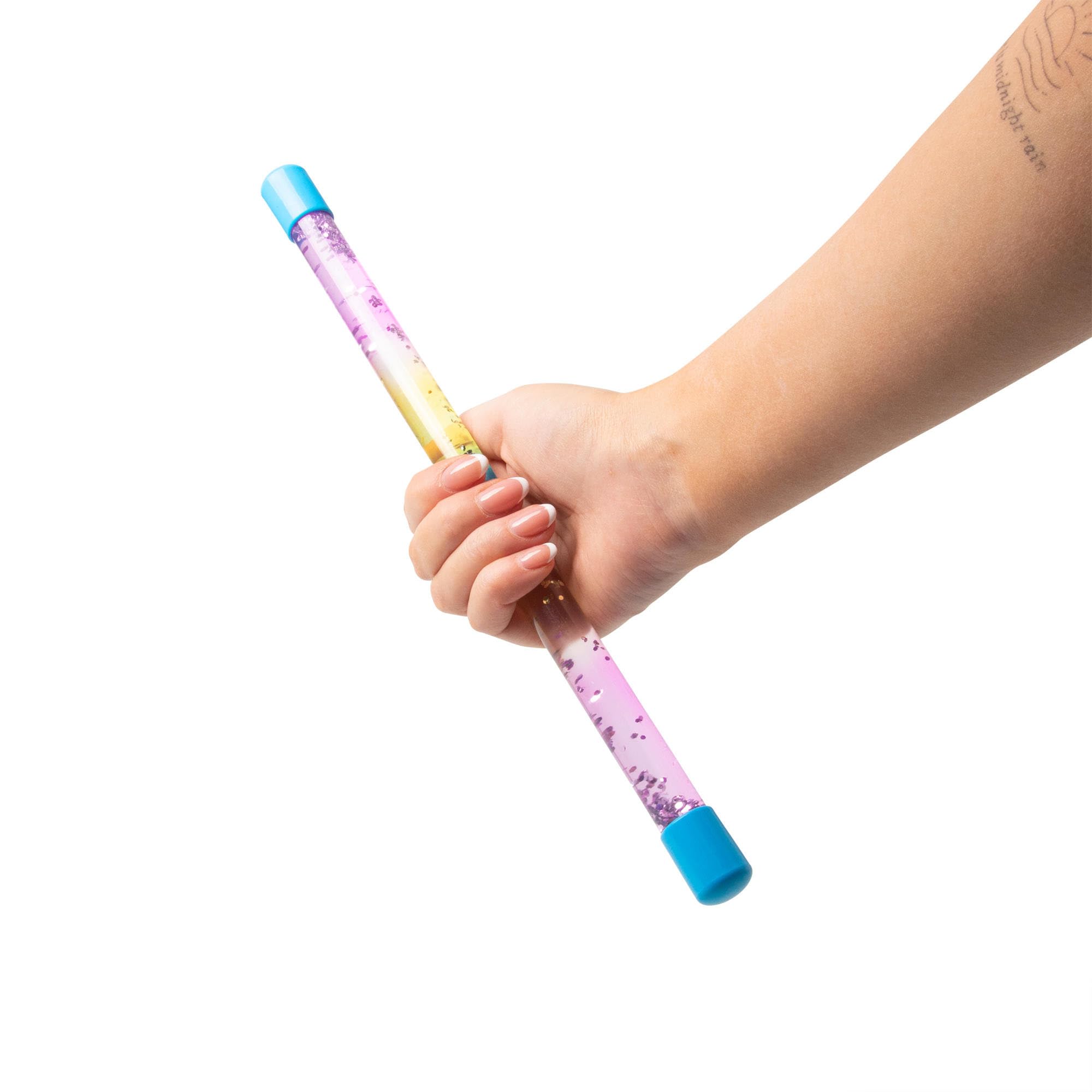 RGL Sensory Fidget Stick - Rainbow Glitter Swirling Calming Toy for Focus and Relaxation 10