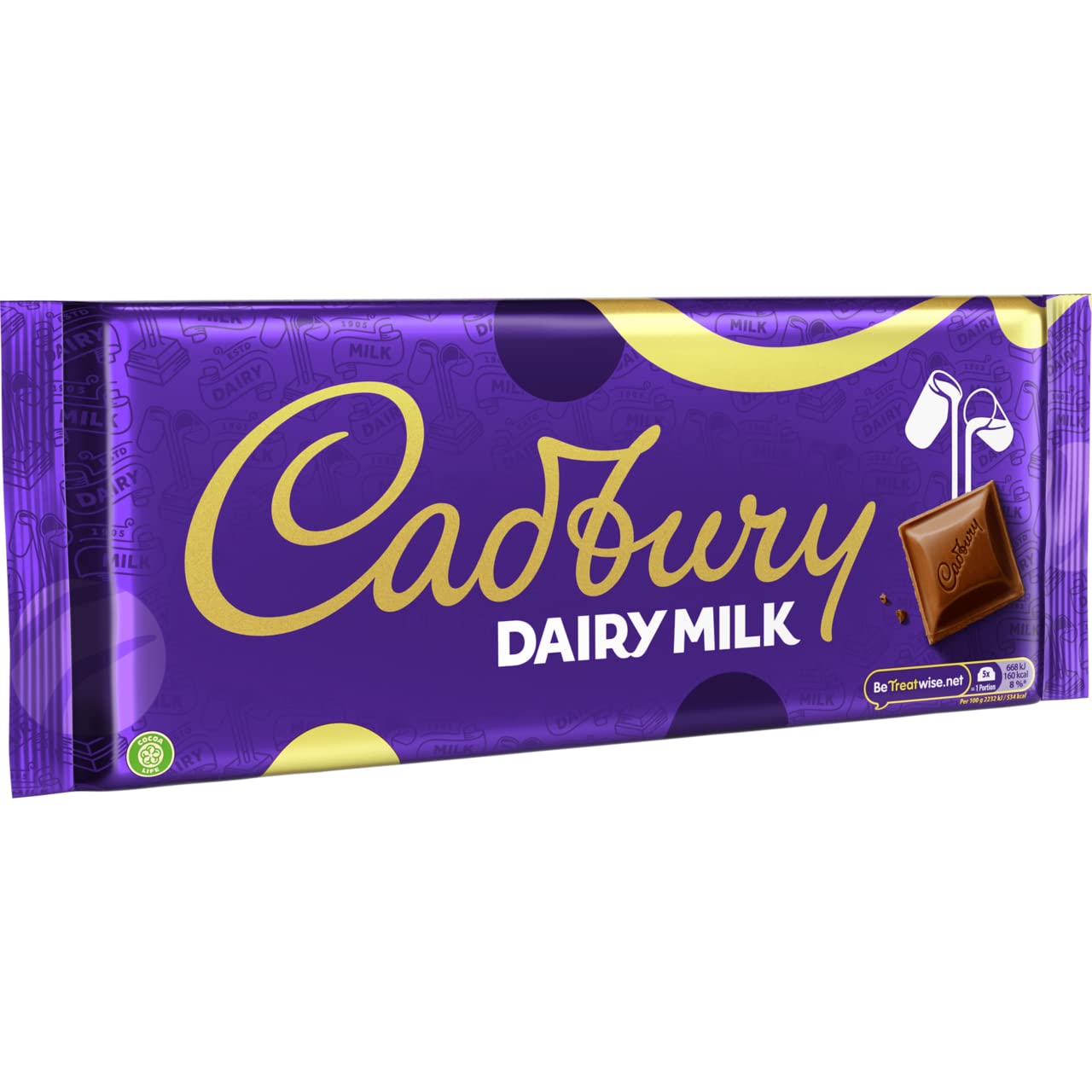 Cadbury – Dairy Milk Chocolate Bar, geschmeidige und cremige Milchschokolade, 360 g 3
