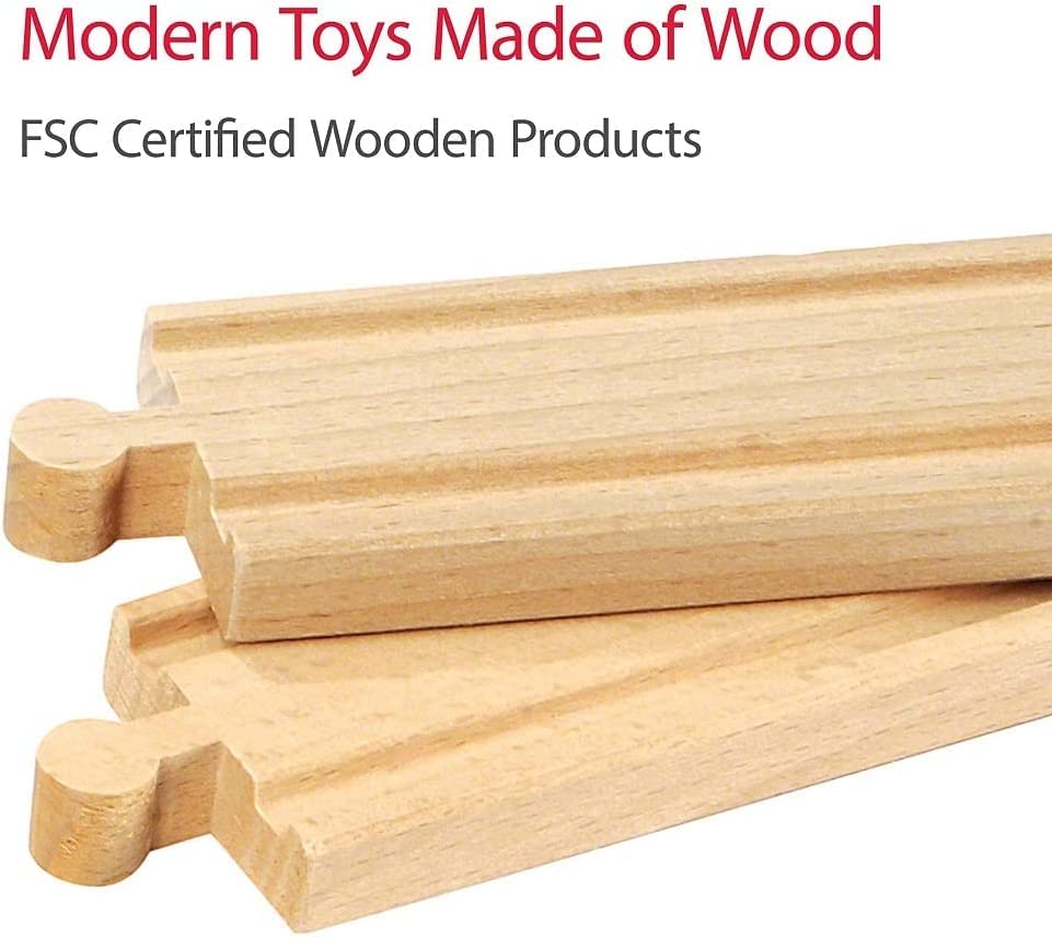 BRIO World Mechanical Switches Wooden Train Track - 2 Pack for Kids 3 Years Up 5