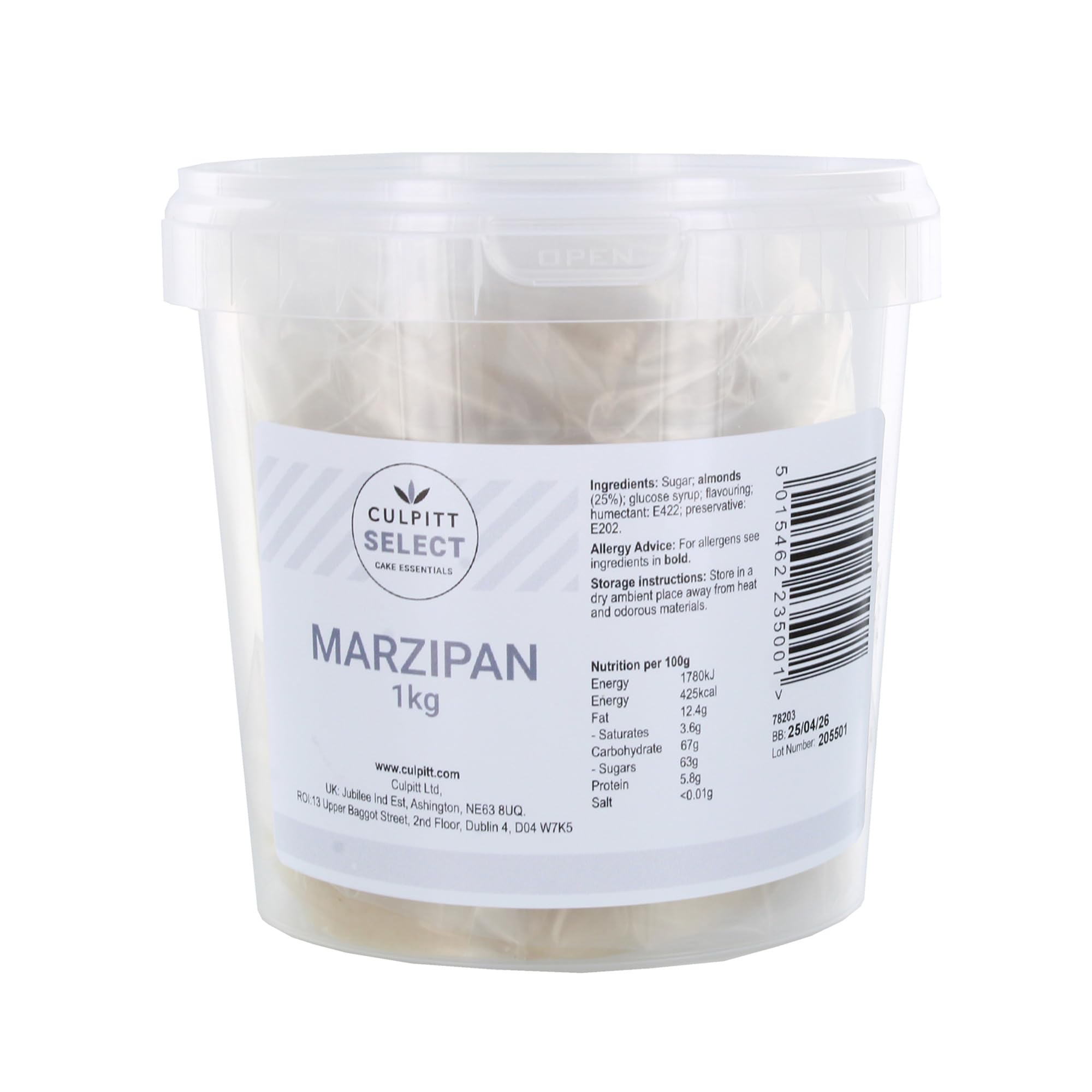 Culpitt Select Ready To Roll Marzipan Icing - 1kg Almond Paste for Cakes and Decorations 5