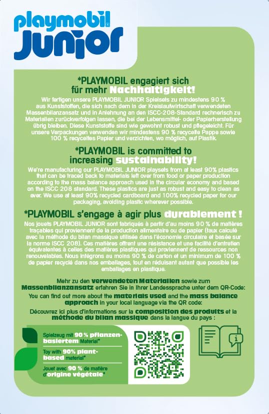 Playmobil 71656 JUNIOR Farm Adventure with Tractor, Trailer & Animals