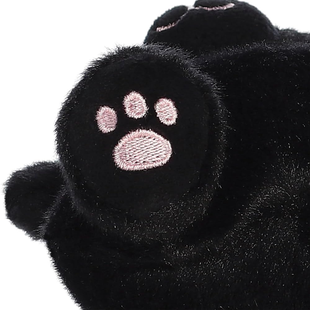 Aurora Palm Pals Twilight Black Cat 5In - Soft Plush Toy for Babies & Toddlers 5