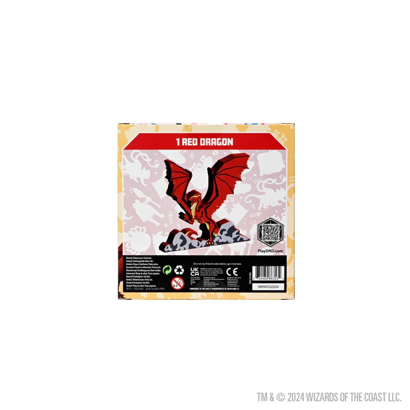 WizKids Dungeons & Dragons Gamelings - Red Dragon Wooden Token for Board Game Upgrades 2