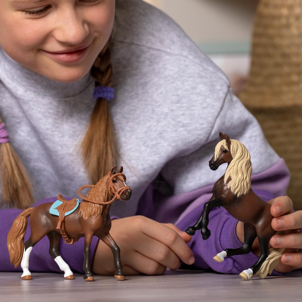 Schleich Peruvian Paso Stallion Figurine - Horse Club Collection | Brown, 4.1 inches 4