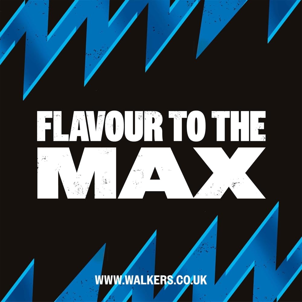 Walkers Max Salt & Malt Vinegar Crisps 50g (Pack of 24) 4