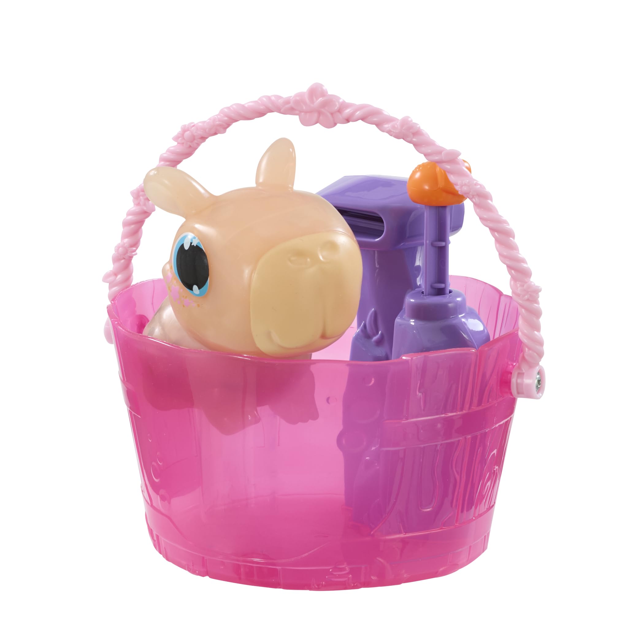 Animagic Let's Glo Capybara Spa Time - Interactive Light-Up Bath Playset