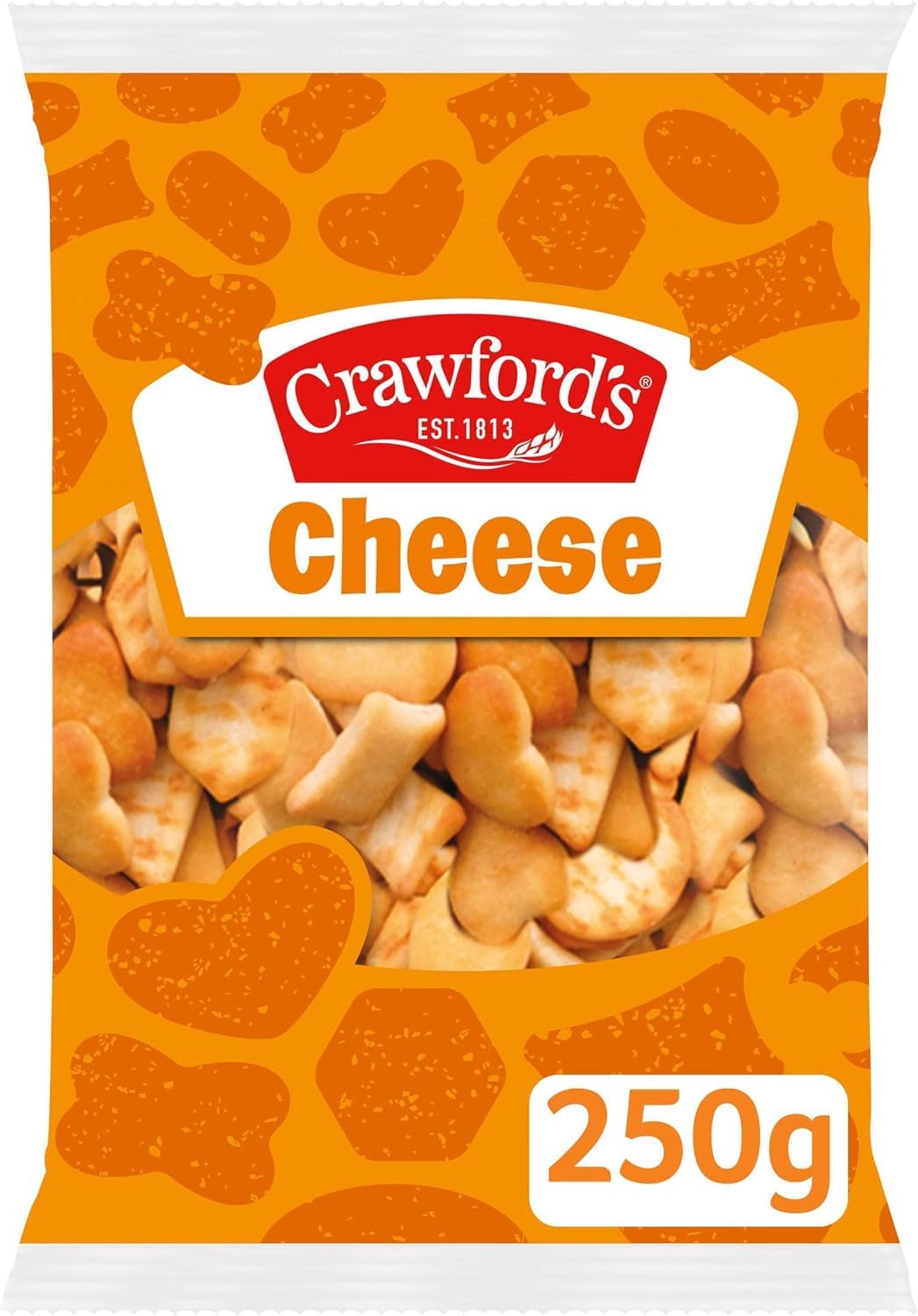 Crawford's Savouries Cheese Baked Snacks - Vegetarian, Crispy Texture | 250g 1