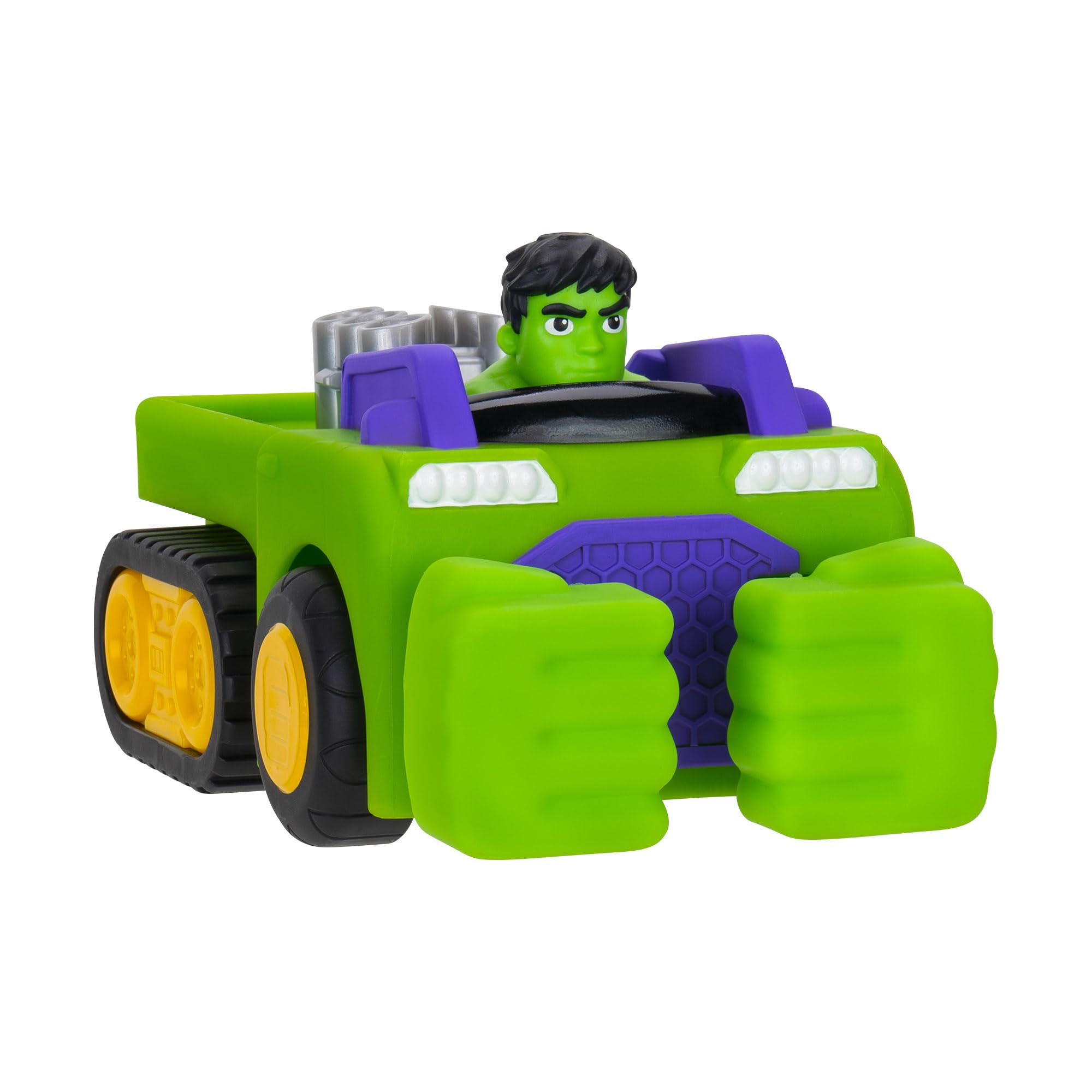 Spidey and His Amazing Friends Marvel Team Up Tank - 6-Inch Hulk Smash Tank & 4-Inch Spidey Glider Jet 3