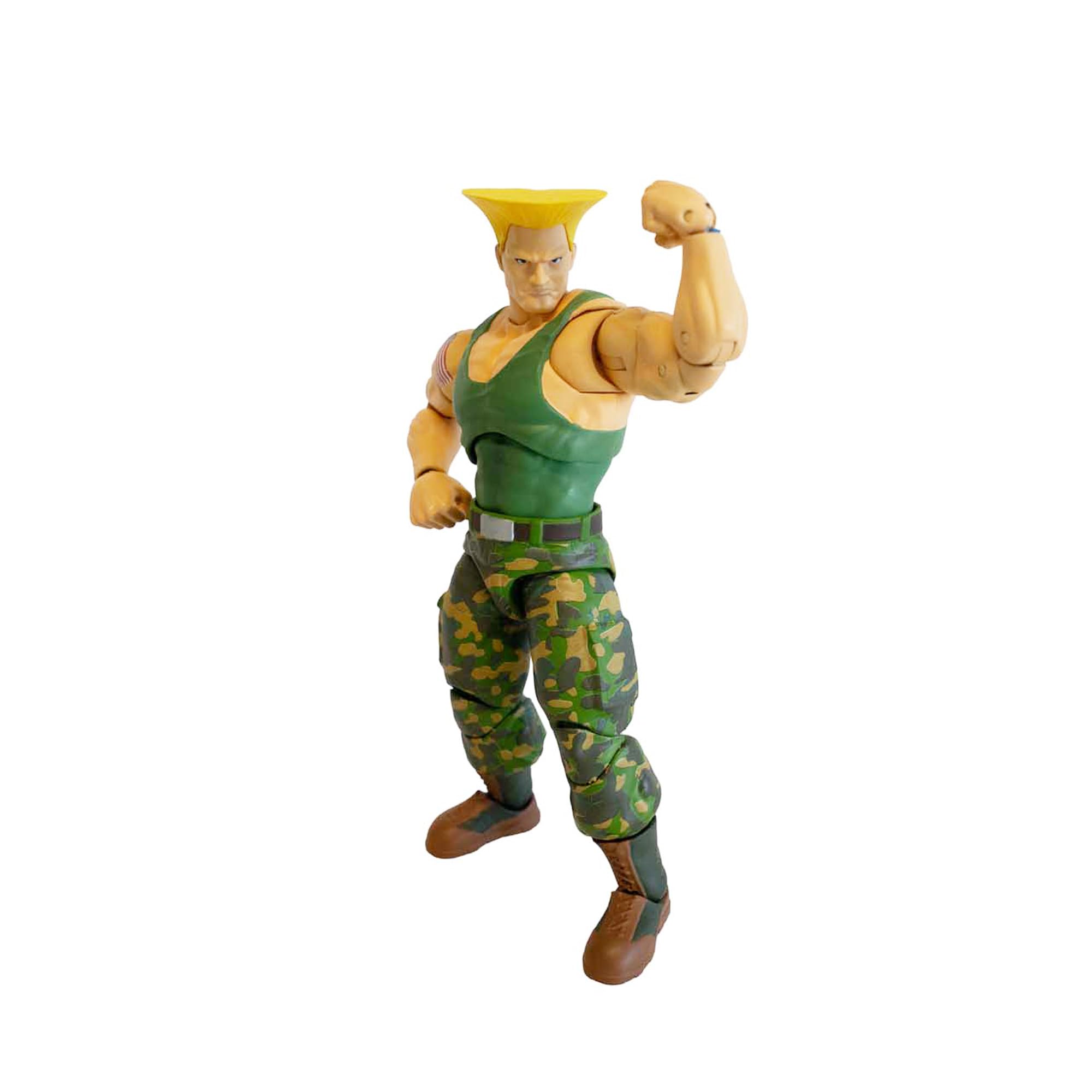 Street Fighter 6 - Guile Deluxe 6" Collector Figure, Black