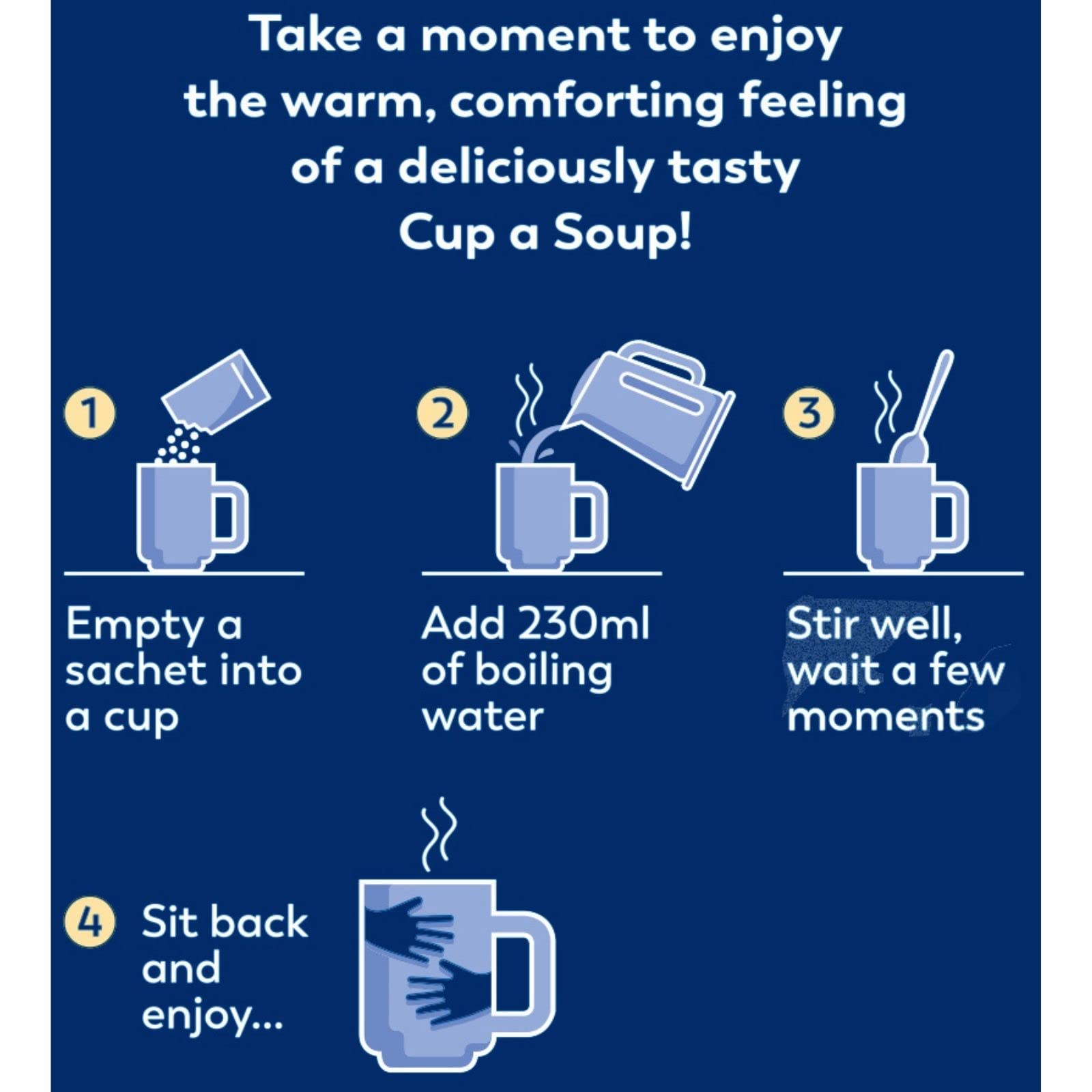 Batchelors Cup a Soup Ochsenschwanz-Instantsuppe in Beuteln, 78 g Box (9er-Packung) 3