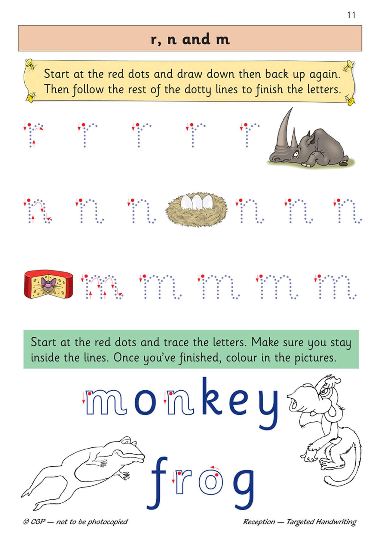 CGP English Targeted Practice Book - Handwriting for Reception (Ages 4-6) | Paperback 5