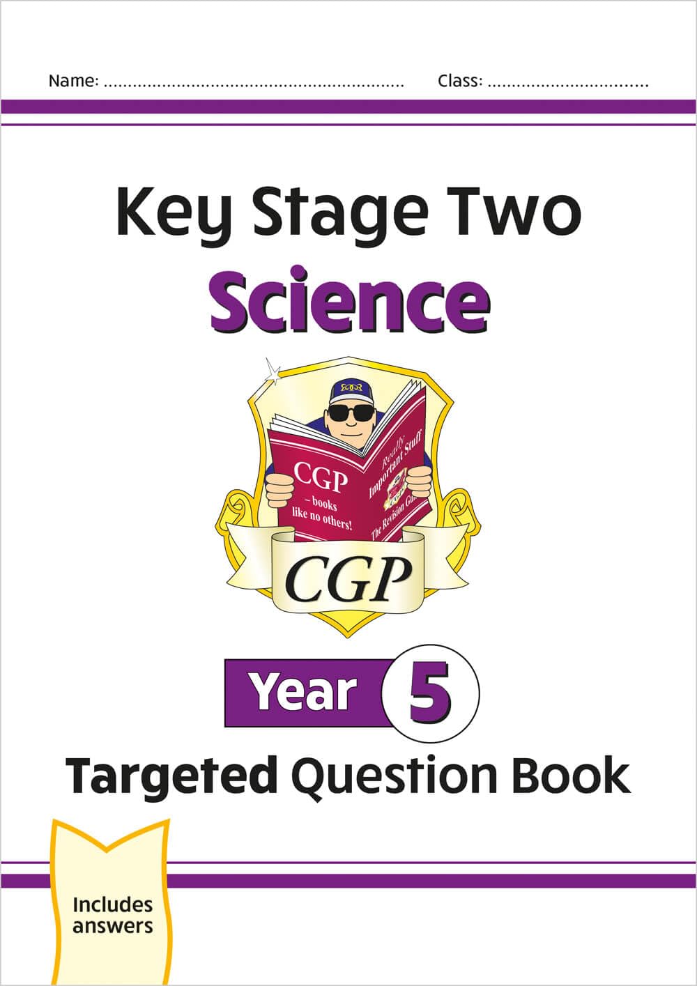 CGP Books KS2 Science Year 5 Targeted Question Book - Practice Questions & Answers | Ages 8-10 | 56 Pages