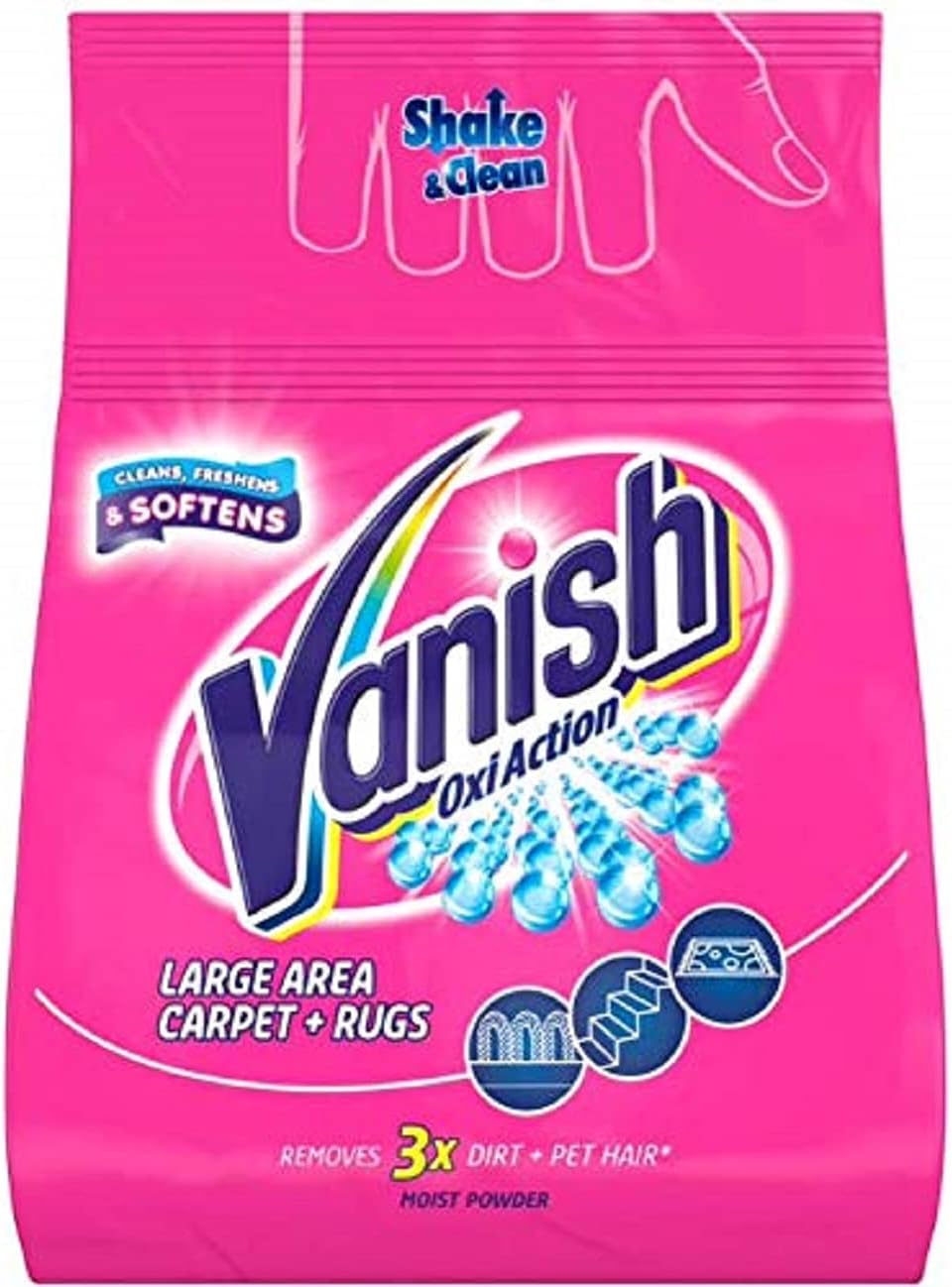 Vanish Carpet & Upholstery Clean & Fresh Power Powder (650g)