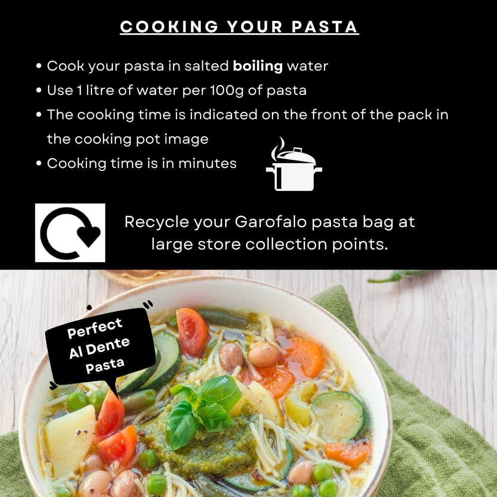 Garofalo Capellini Spezzati Italian Soup Pasta - 500g 4