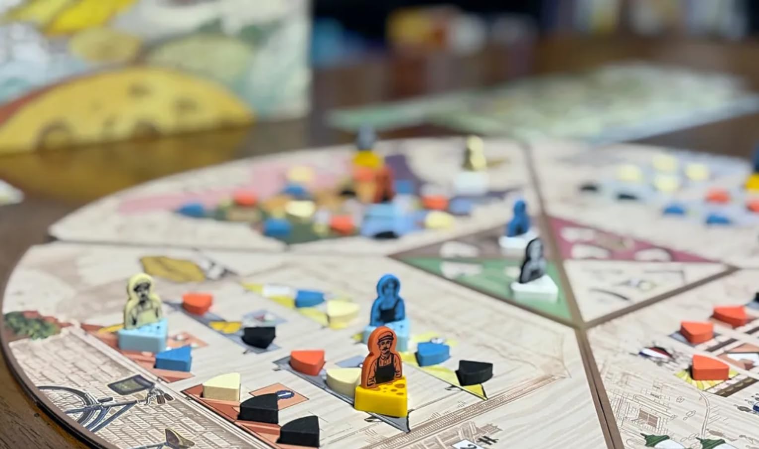 Road to Infamy Fromage Board Game | Simultaneous Worker Placement | 5,424 Setups 9