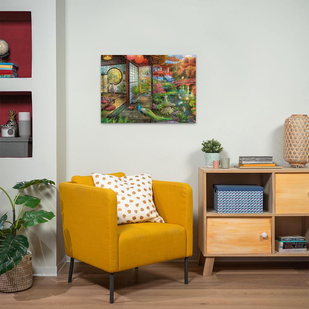 Ravensburger Japanese Garden Teahouse 1000 Piece Jigsaw Puzzle for Adults 10