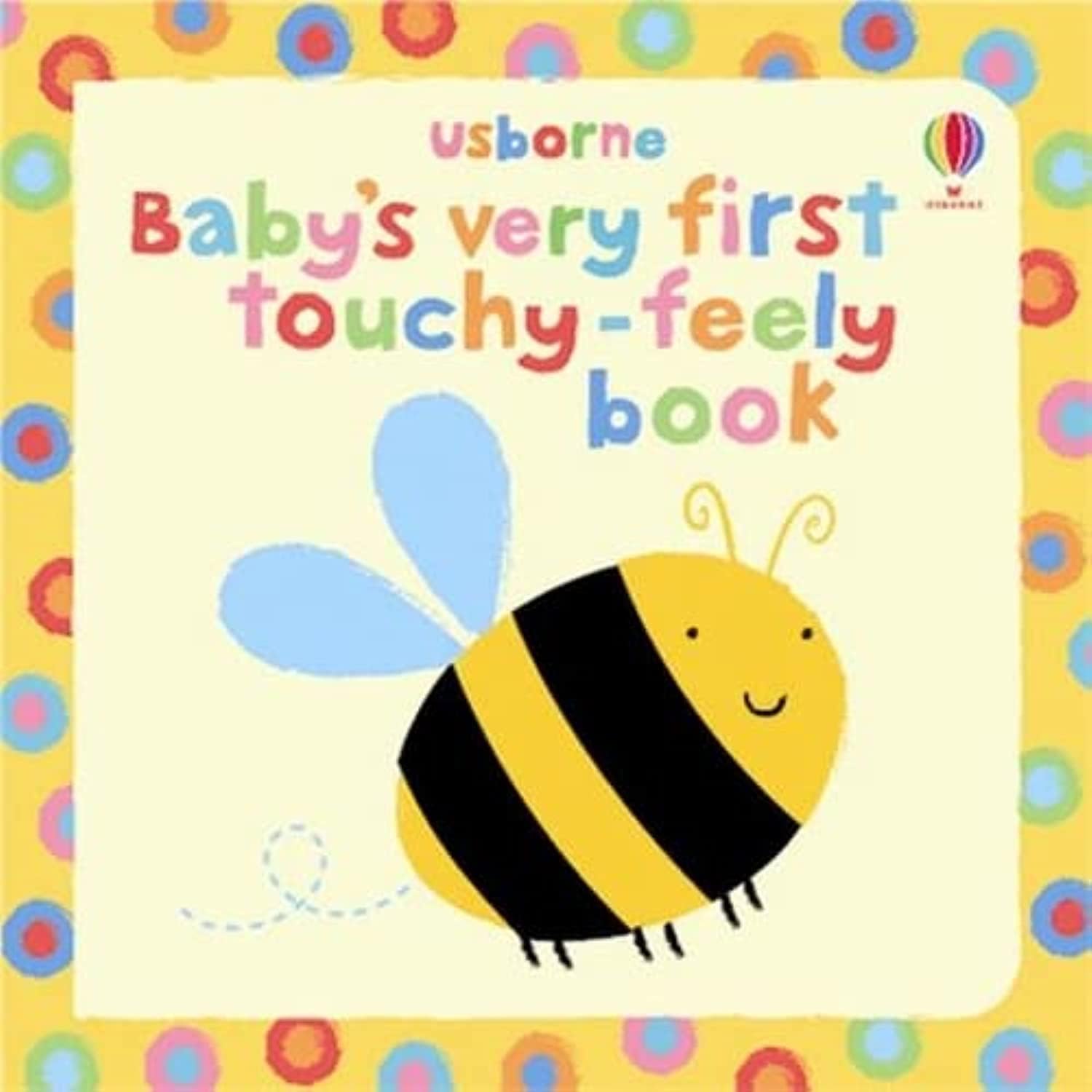 Usborne Baby's Very First Touchy-feely Book - High Contrast Illustrations | Board Book