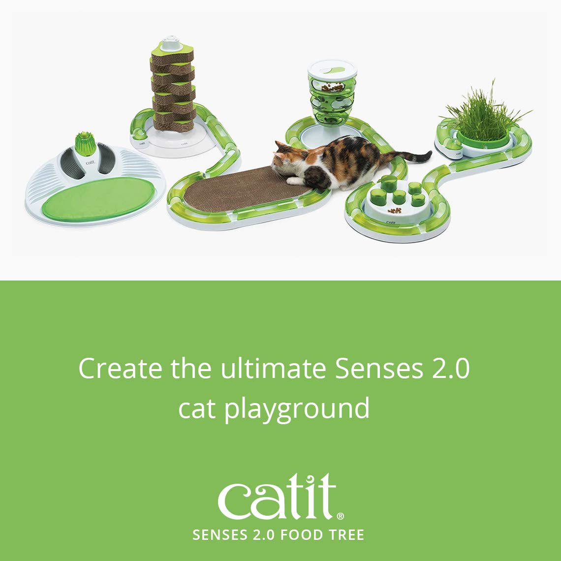 Catit Senses Food Tree Interactive Slow Feeder Puzzle for Cats | 3 Adjustable Levels 8