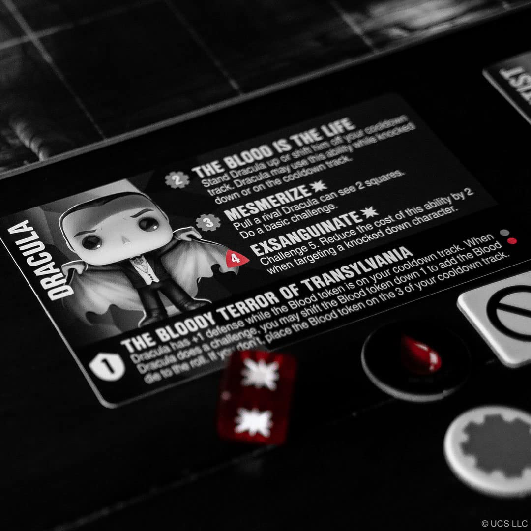 Funko Funkoverse Universal Monsters 4-Pack Strategy Game 10