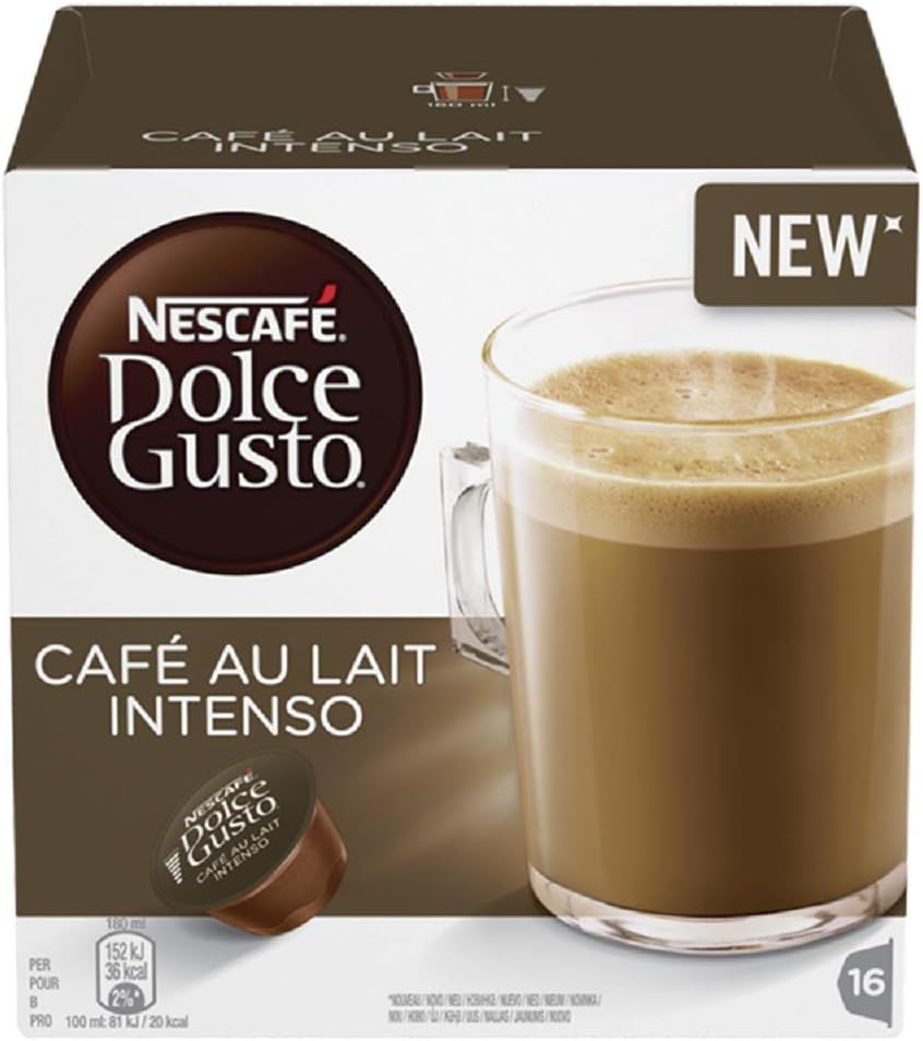 NESCAFÉ Dolce Gusto Café Au Lait Intenso Kaffeepads, 16 Kapseln (48 Portionen) 3