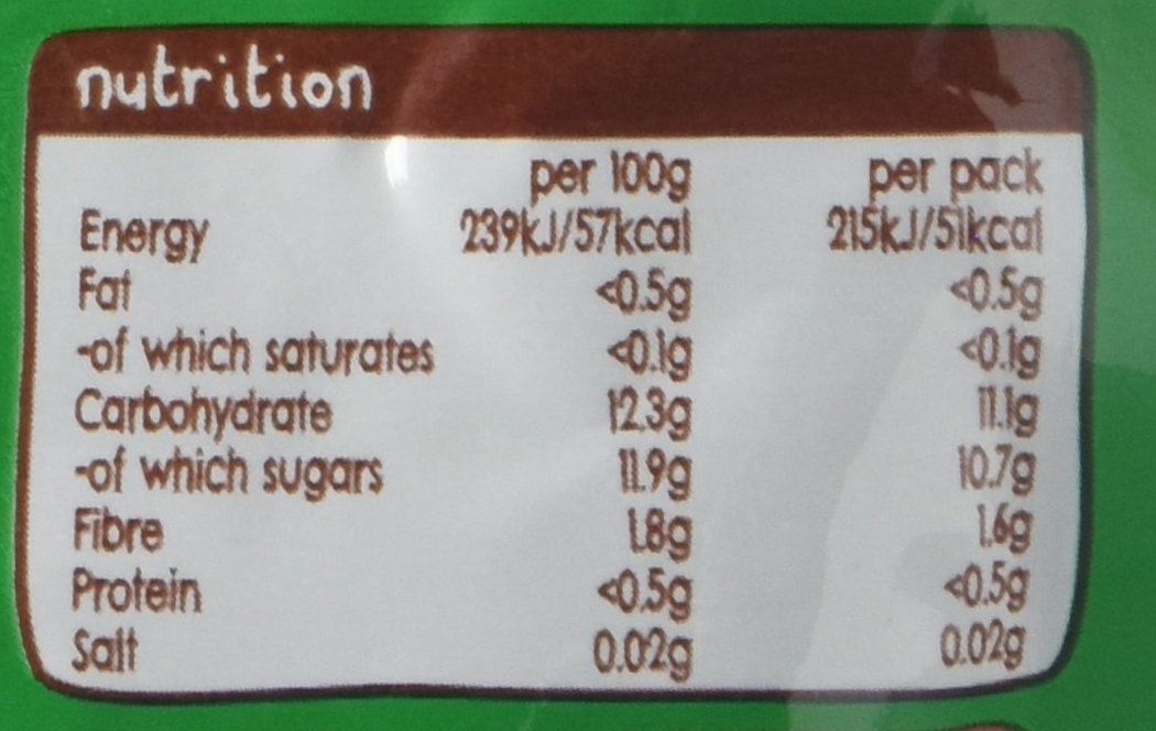 Ella's Kitchen The Green One Smoothie Fruits 6+ Months, Organic Fruit Snack, Pack of 5 (450g) 6