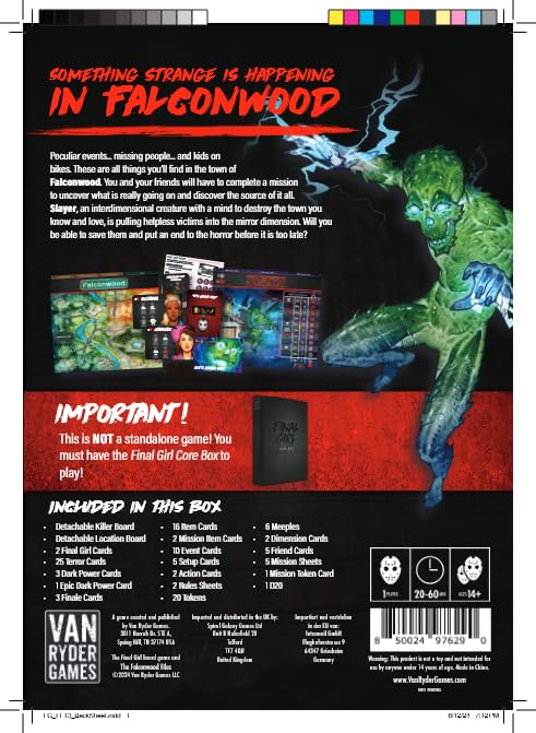 Van Ryder Games Final Girl: The Falconwood Files Expansion (F)