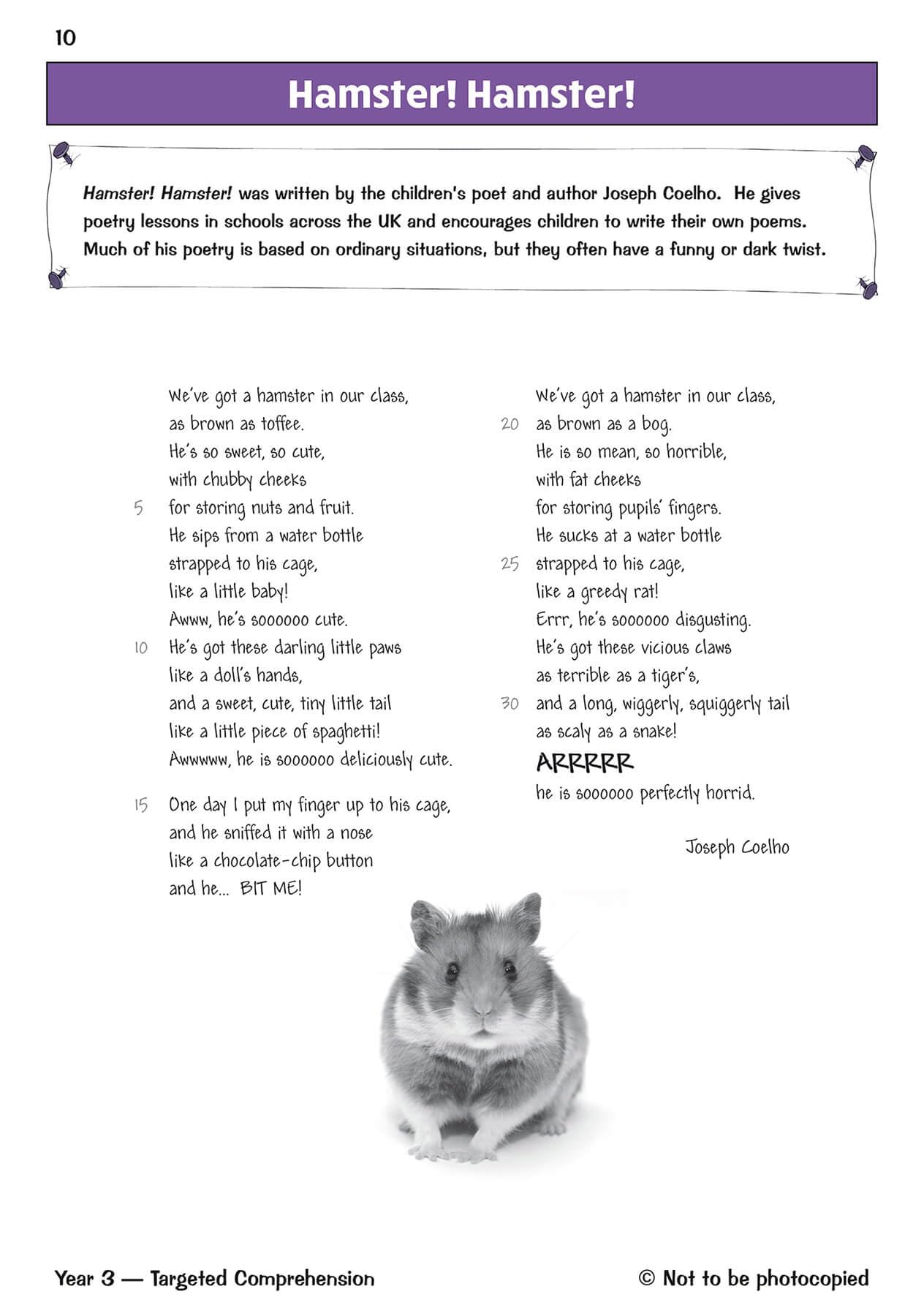 CGP New KS2 English Targeted Question Book: Year 3 Reading Comprehension - Book 2 (with Answers)