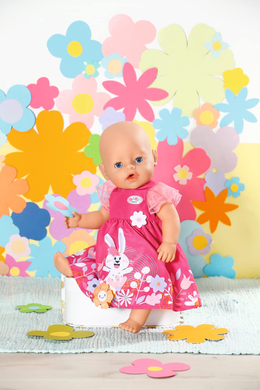 BABY born Dress Flowers - Fits Dolls Up to 43cm - Includes Flower Accessory 9