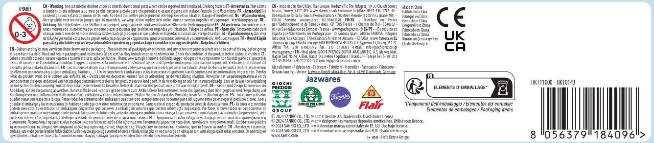 Hello Kitty 2-Inch Figure 6 Pack - Collectible Mini Figures Set with Unique Outfits 4