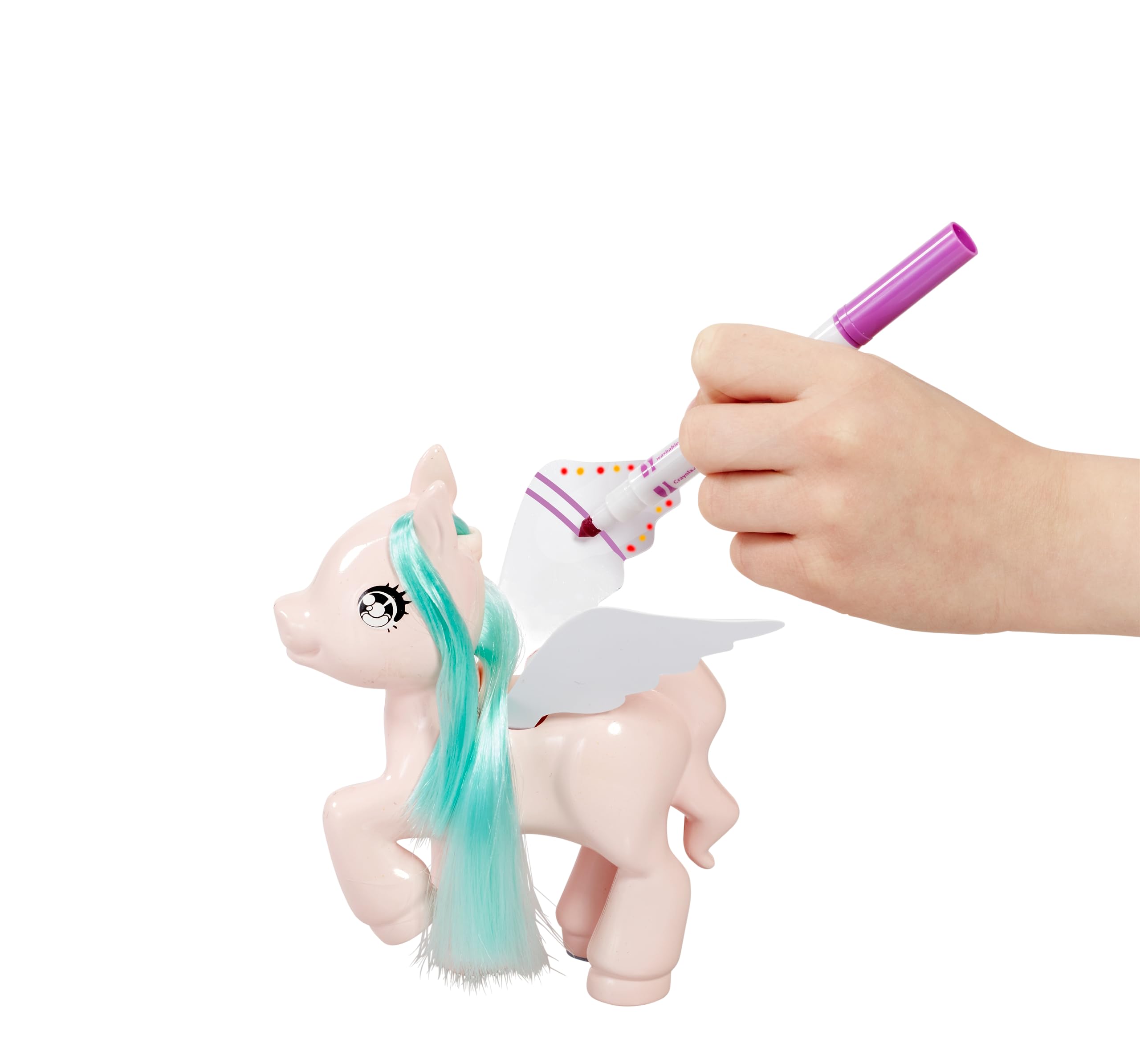 Crayola Colour 'n' Style Unicorn & Pegasus Twin Pack - Creative Arts & Crafts Playset for Kids 3