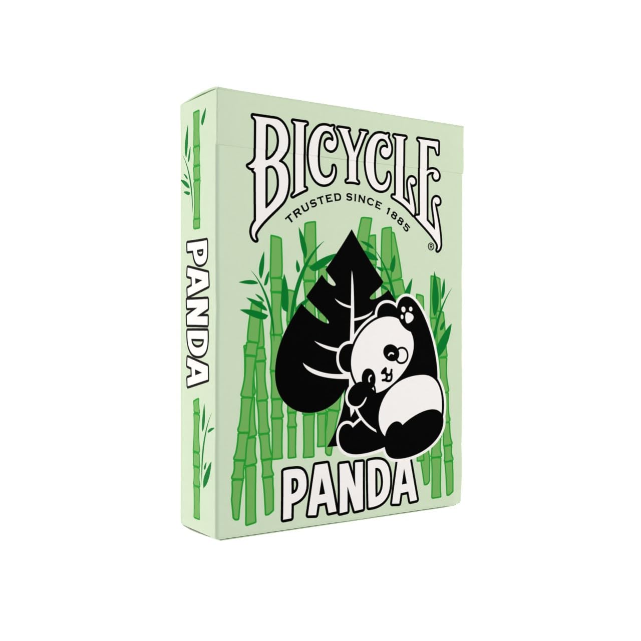 Bicycle Panda Cute Animal Playing Cards, 1 Deck, Green